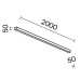 Линейный светильник Technical LL311024