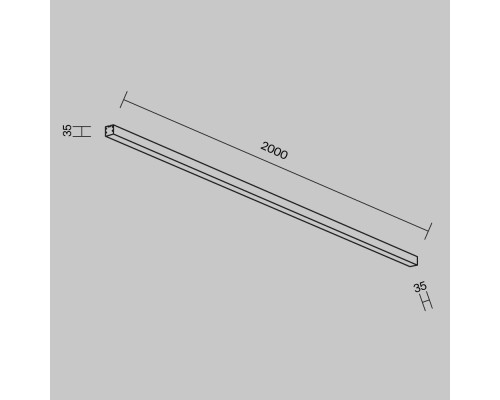 Линейный светильник Technical LL311015