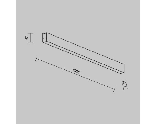 Линейный светильник Technical LL311043