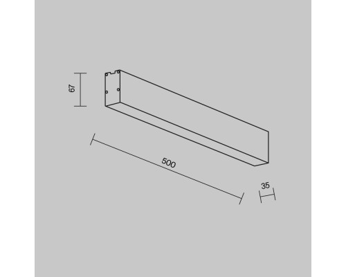 Линейный светильник Technical LL311033