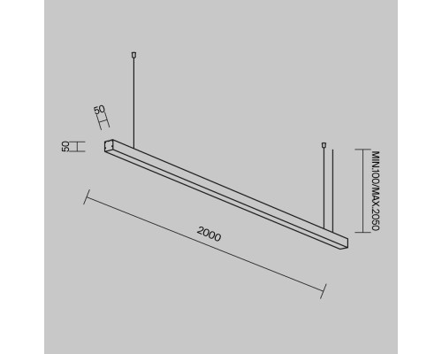 Линейный светильник Technical LL312024