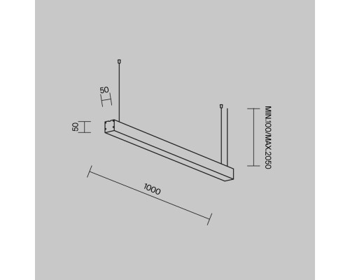 Линейный светильник Technical LL312028