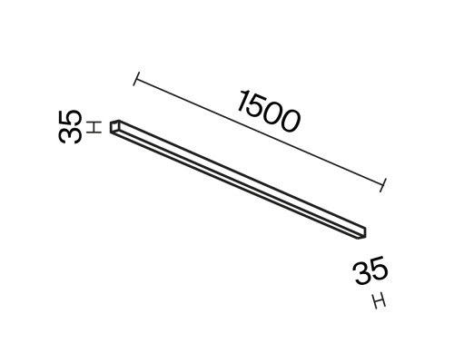 Линейный светильник Technical LL311014