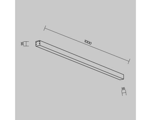 Линейный светильник Technical LL311011