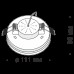 Встраиваемый светильник Technical DL296-6-6W-W