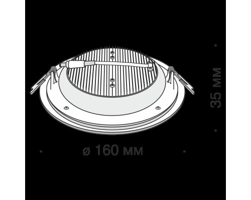Встраиваемый светильник Technical DL304-L12W