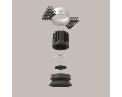 Встраиваемый светильник Technical DL058-7W3K-TRS-B