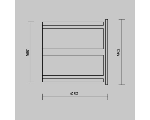 Встраиваемый светильник Outdoor O037-L3B3K