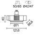 Встраиваемый светильник Technical DL139-GU10-B