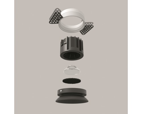 Встраиваемый светильник Technical DL058-12W3K-TRS-B