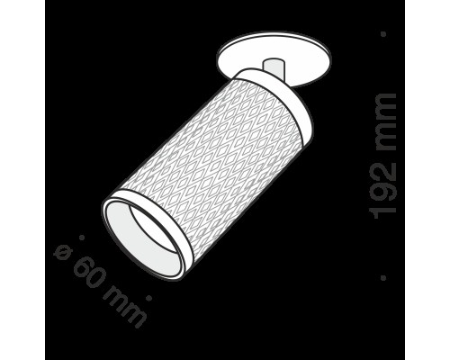 Встраиваемый светильник Technical C037CL-01G