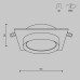 Встраиваемый светильник Technical DL086-GX53-SQ-BW