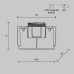 Встраиваемый светильник Technical DL135-GU10-W