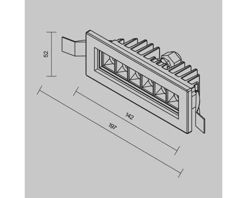Встраиваемый светильник Outdoor O488DL-L6GF4K