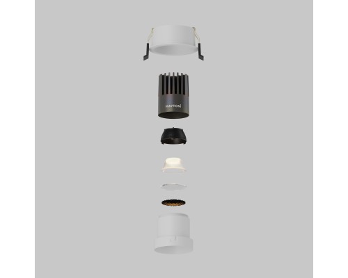 Встраиваемый светильник Technical DL116-10W-3K-W