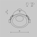 Встраиваемый светильник Technical DL032-2-01B-1(N)