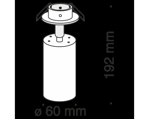 Встраиваемый светильник Technical C018CL-01W