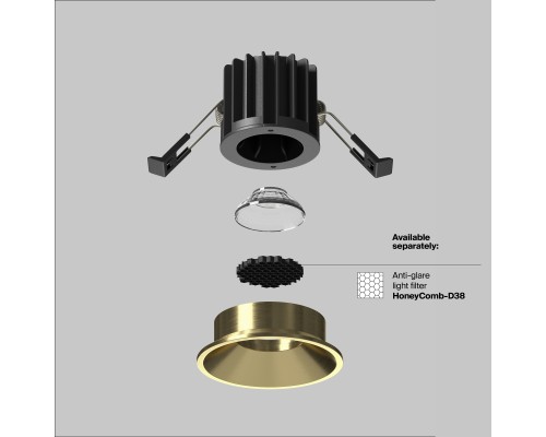 Встраиваемый светильник Technical DL058-7W3K-BS