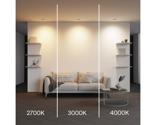 Встраиваемый светильник Technical DL100-6W2.7-3-4K-B