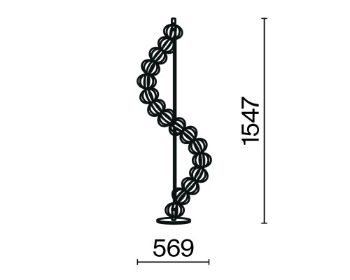 Напольный светильник (торшер) Maytoni MOD216FL-L38G3K