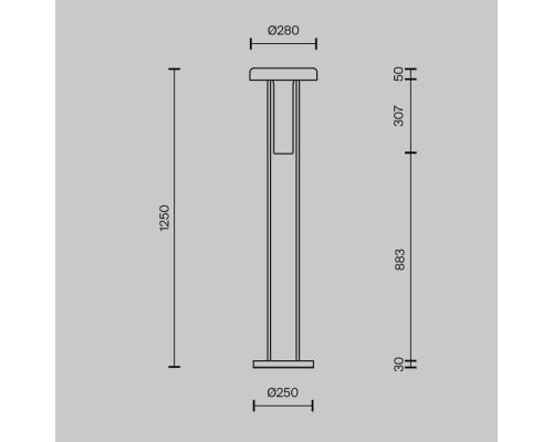 Напольный светильник (торшер) Maytoni MOD463FL-L24B3K