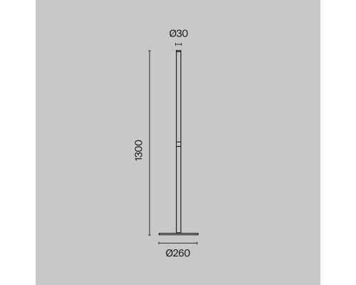 Напольный светильник (торшер) Maytoni Z012FL-L18B3K