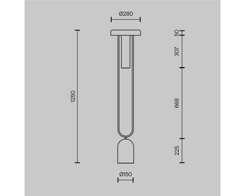 Напольный светильник (торшер) Maytoni MOD463FL-L24BS3K