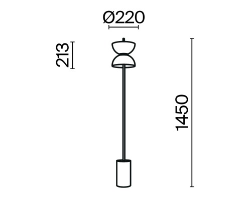 Напольный светильник (торшер) Maytoni MOD178FL-L11W3K