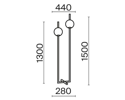 Напольный светильник (торшер) Maytoni Z020FL-L12BS3K