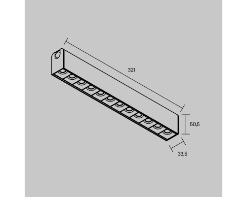 Трековый светильник Technical TR237-1-12W3K-B
