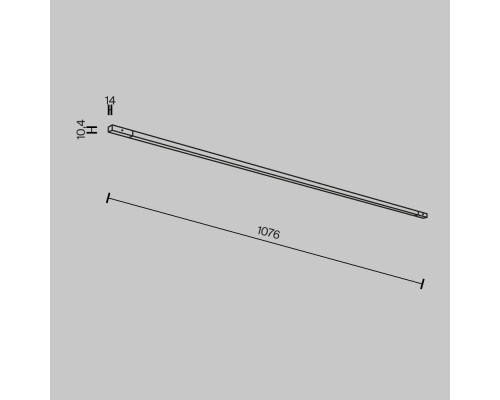 Трековый светильник Technical TR180-1-12WTW-B