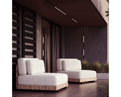 Уличный трековый светильник Outdoor O-TR02-1-S-24WB4K