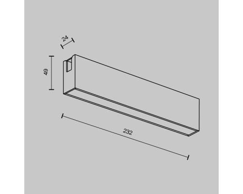 Трековый светильник Technical TR151-1-12W3K-BS