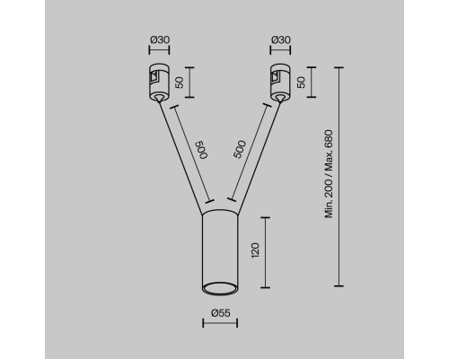 Трековый светильник Technical TR157-1-12W4K-PT