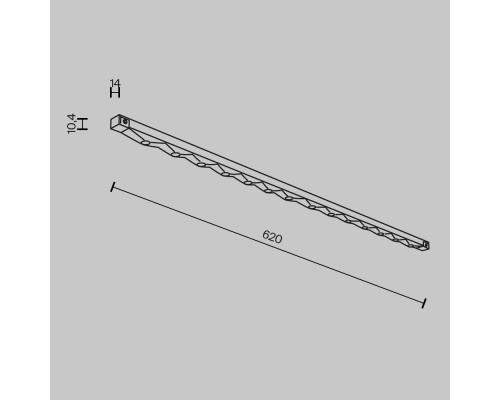 Трековый светильник Technical TR175-1-24WTW-M-B