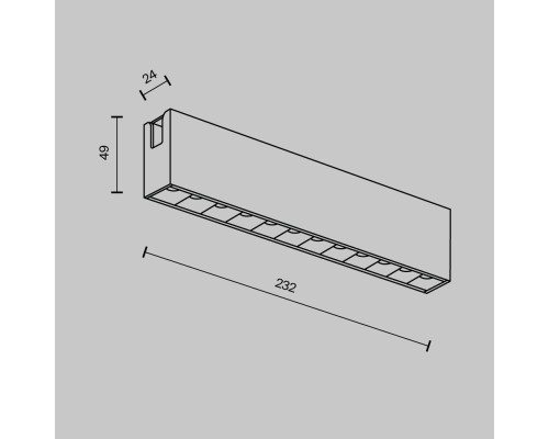 Трековый светильник Technical TR150-1-12W3K-M-B