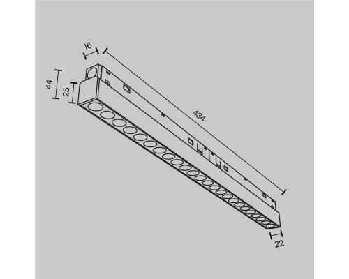 Трековый светильник Technical TR031-2-24W3K-B