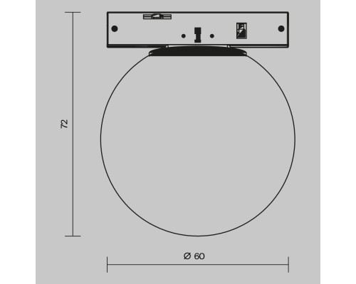 Трековый светильник Technical TR185-1-3W4K-B