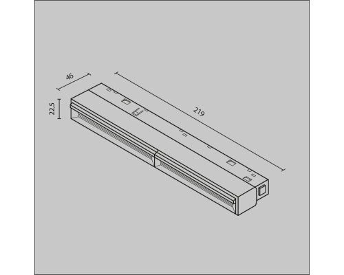 Трековый светильник Technical TR106-2-12W3K-W