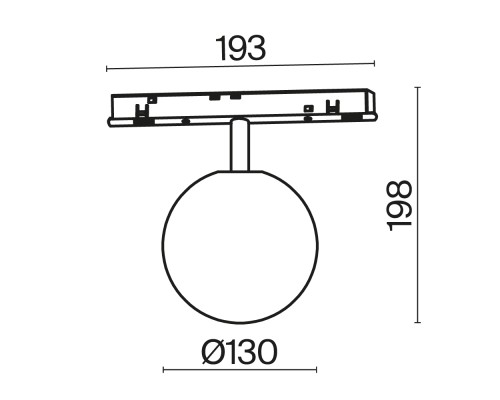 Трековый светильник Technical TR038-4-5WTW-DD-B