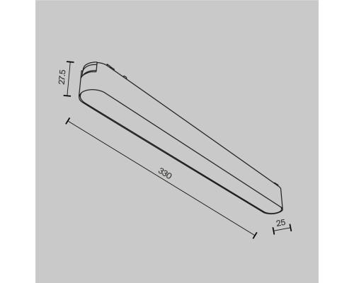 Трековый светильник Technical TR080-1-18W3K-W