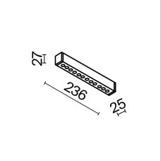 Трековый светильник Technical TR082-4-12WTW-M-W