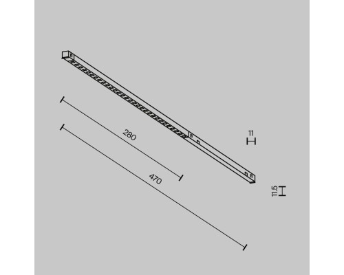 Трековый светильник Technical TR241-4-6WTW-DD2-B