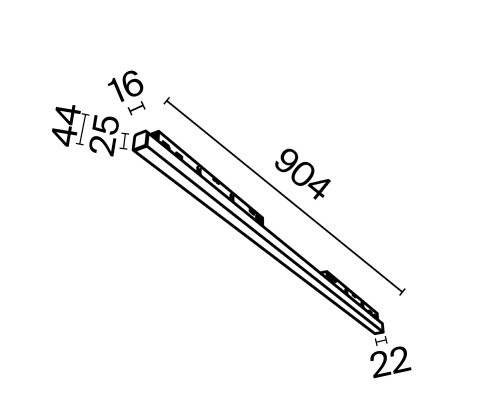 Трековый светильник Technical TR030-4-30WTW-DD-B