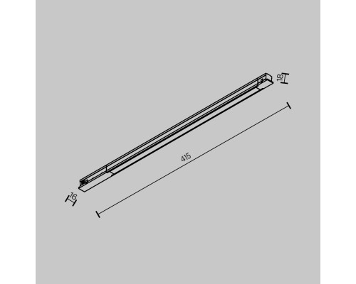 Трековый светильник Technical TR231-2-10W3K-B