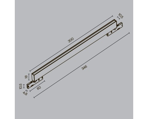 Трековый светильник Technical TR192-1-8W3K-B