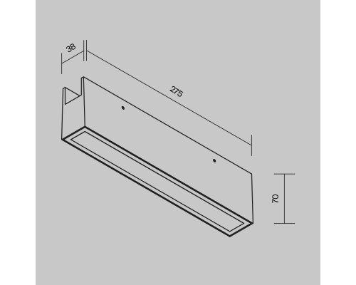 Уличный трековый светильник Outdoor O-TR01-3-S-20WB3K