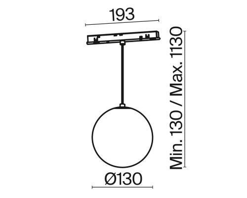 Трековый светильник Technical TR039-4-5WTW-DD-B