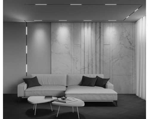 Трековый светильник Technical TR240-2-6W4K-B