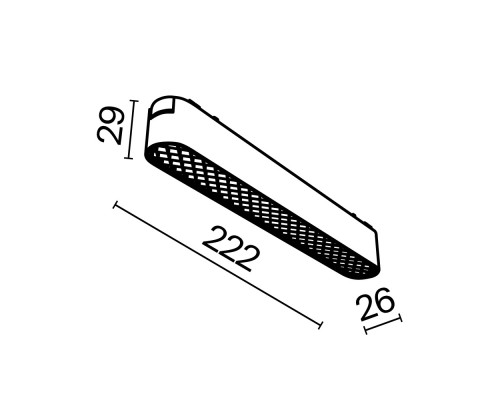 Трековый светильник Technical TR084-1-12W3K-W